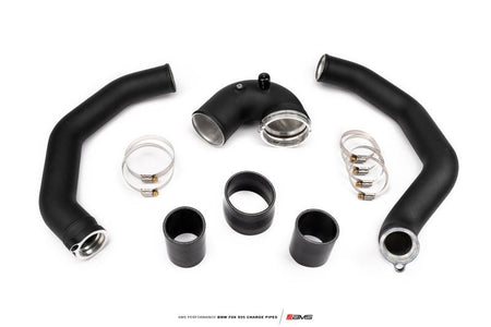 AMS Performance 15 - 18 BMW M3 / 15 - 20 BMW M4 w/ S55 3.0L Turbo Engine Charge Pipes - CPC Performance