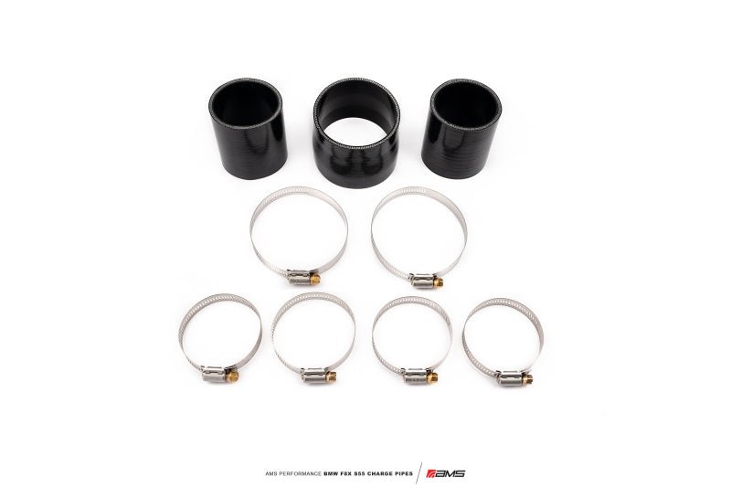 AMS Performance 15 - 18 BMW M3 / 15 - 20 BMW M4 w/ S55 3.0L Turbo Engine Charge Pipes - CPC Performance