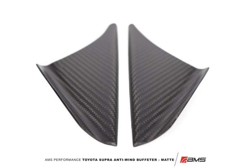 AMS Performance 2020+ Toyota GR Supra Anti - Wind Buffeting Kit - Matte Carbon - CPC Performance