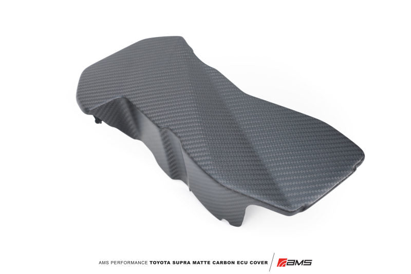 AMS Performance 2020+ Toyota GR Supra Carbon Fiber ECU Cover - Matte Carbon - CPC Performance