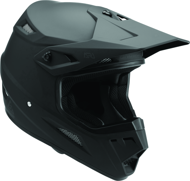 Answer AR1 Solid Helmet Matte Black Youth - Small - CPC Performance
