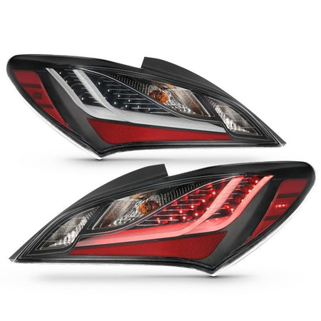 ANZO 10 - 13 Hyundai Genesis 2DR LED Taillights Smoke - CPC Performance