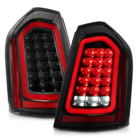 ANZO 11 - 14 Chrysler 300 LED Taillights Black w/ Sequential - CPC Performance