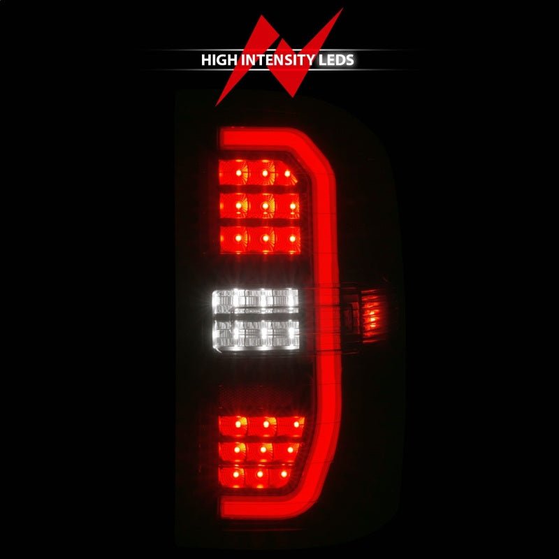 ANZO 14 - 18 GMC Sierra 1500 Full LED Taillights Black Housing Smoke Lens (w/C Light Bars) - CPC Performance