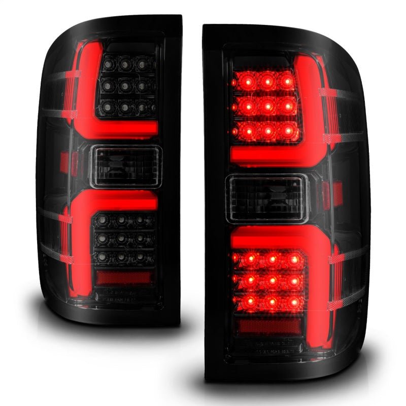 ANZO 15 - 19 Chevrolet Silverado 2500 HD/3500 HD LED Taillight w/ Sequential Black Housing/Smoke Lens - CPC Performance