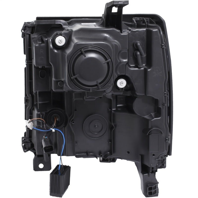 ANZO 16 - 17 Chevy Silverado 1500 Prjctr. Headlight Plank Styl. w/Amber (Only Work w/HID Equip. Truck) - CPC Performance