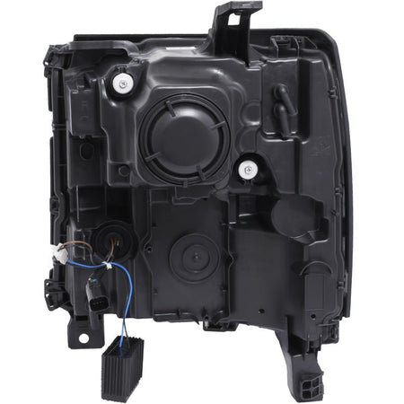 ANZO 16 - 17 Chevy Silverado 1500 Prjctr. Headlight Plank Styl. w/Amber (Only Work w/HID Equip. Truck) - CPC Performance