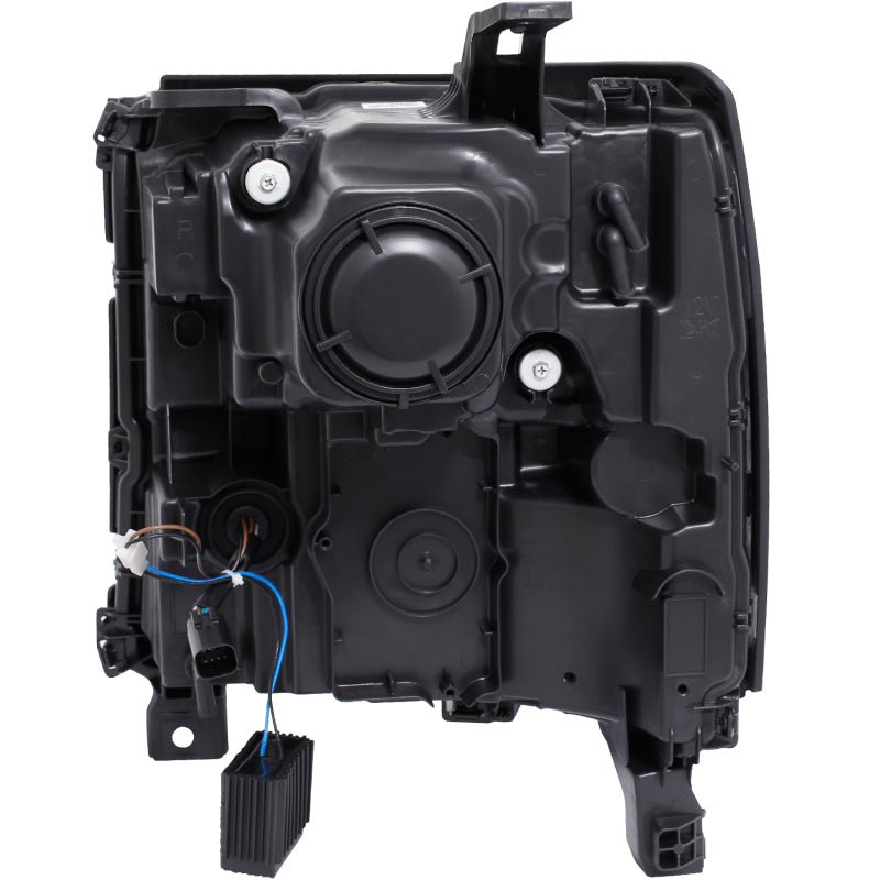 ANZO 16 - 17 Chevy Silverado 1500 Prjctr. Headlight Plank Styl. w/Amber (Only Work w/HID Equip. Truck) - CPC Performance