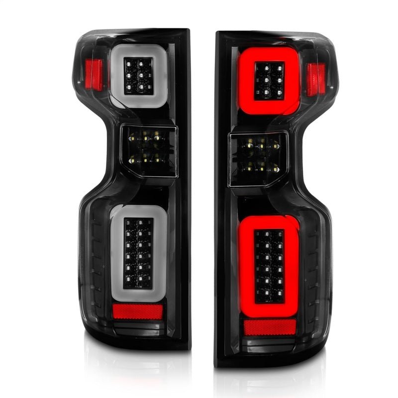 ANZO 19 - 21 Chevy Silverado Full LED Taillights Black Housing Clear Lens G2 (w/C light Bars) - CPC Performance