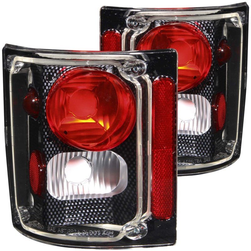ANZO 1973 - 1987 Chevrolet C 10 Taillights Carbon - CPC Performance