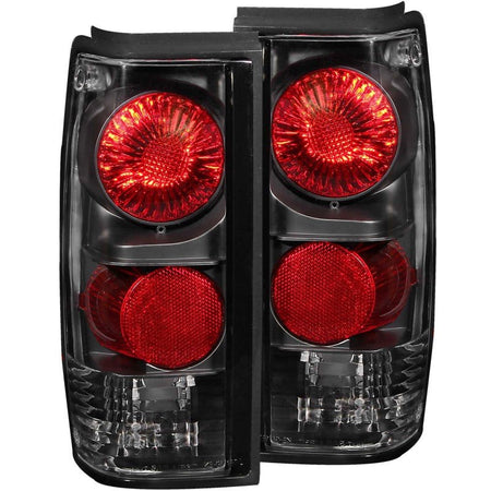 ANZO 1982 - 1994 Chevrolet S - 10 Taillights Black - CPC Performance