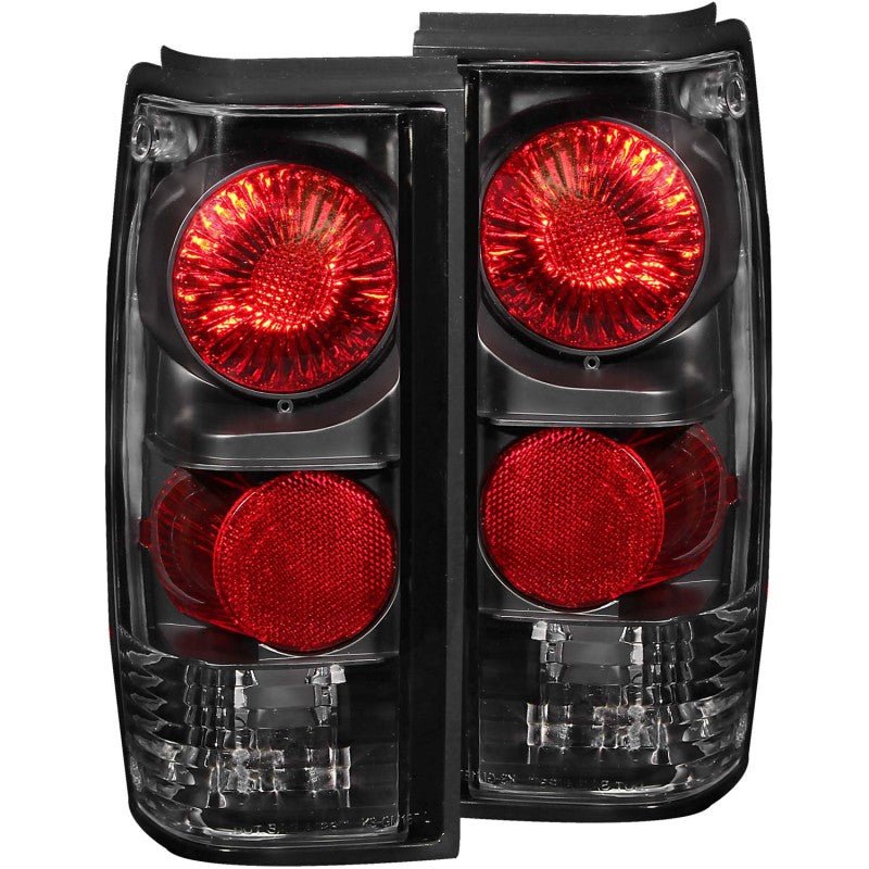 ANZO 1982 - 1994 Chevrolet S - 10 Taillights Black - CPC Performance