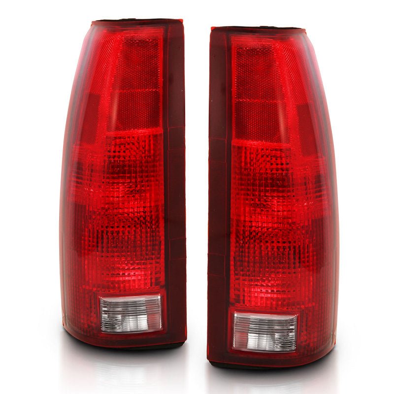 ANZO 1988 - 1999 Chevy C1500 Taillight Red/Clear Lens w/ Circuit Board(OE Replacement) - CPC Performance