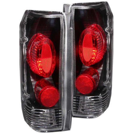 ANZO 1989 - 1996 Ford F - 150 Taillights Black - CPC Performance