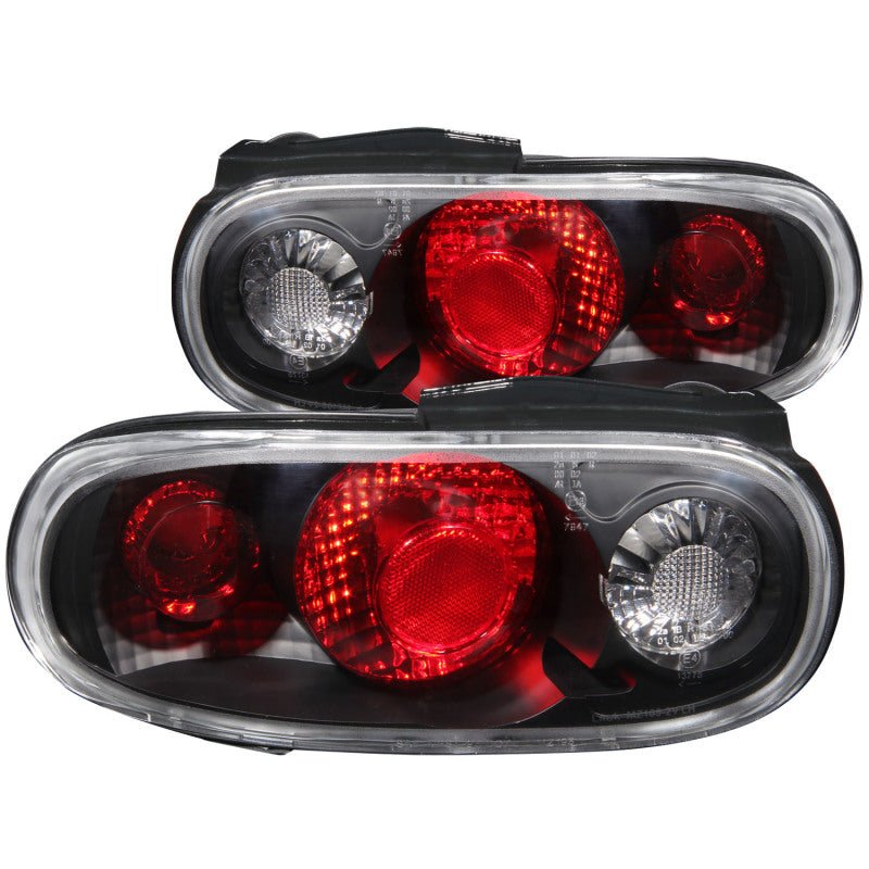 ANZO 1990 - 1997 Mazda Miata Taillights Black - CPC Performance