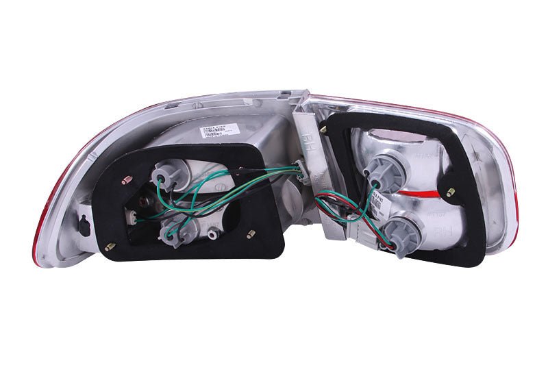 ANZO 1992 - 1995 Honda Civic Taillights Red/Clear - CPC Performance