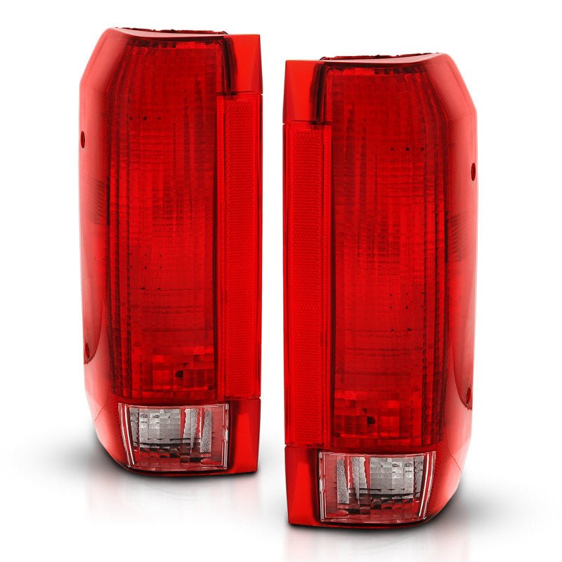 ANZO 1992 - 1996 Ford Bronco Taillight Red/Clear Lens (OE Replacement) - CPC Performance