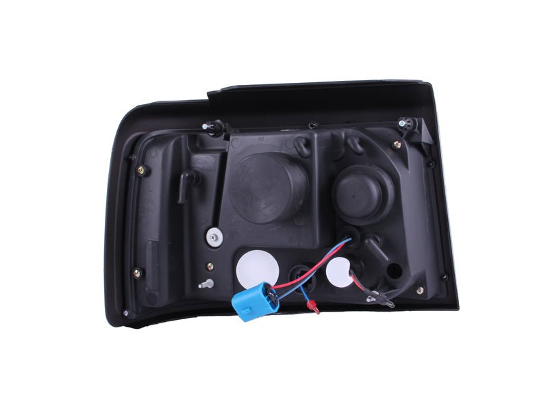 ANZO 1992 - 1996 Ford F - 150 Projector Headlights w/ Halo Chrome w/ Side Markers and Parking Lights - CPC Performance