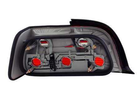 ANZO 1992 - 1998 BMW 3 Series E36 Coupe/Convertible Taillights Red/Clear - CPC Performance