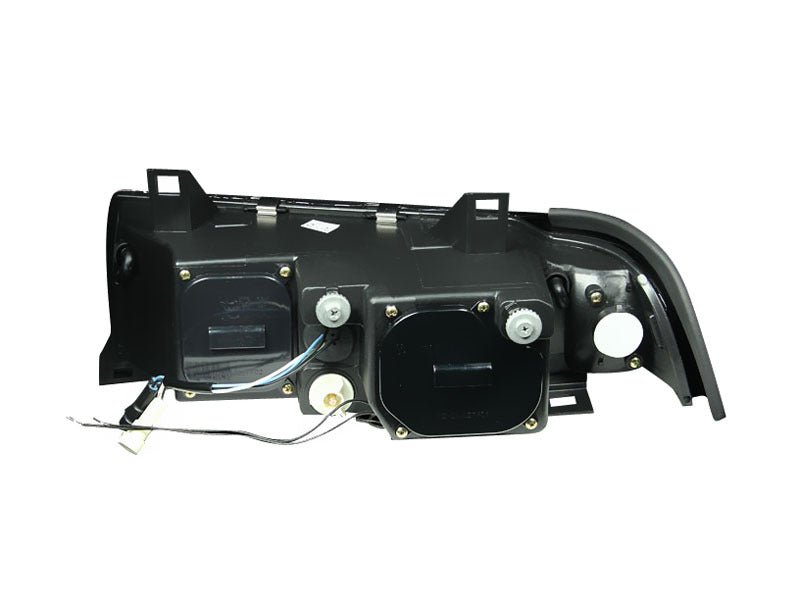 ANZO 1992 - 1998 BMW 3 Series E36 Projector Headlights w/ Halo Black (CCFL) G2 - CPC Performance