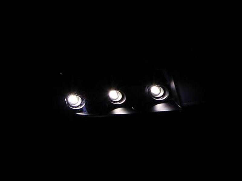 ANZO 1994 - 2001 Dodge Ram Crystal Headlights Black w/ LED - CPC Performance