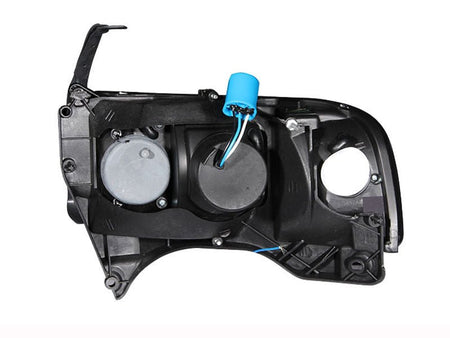 ANZO 1994 - 2001 Dodge Ram Crystal Headlights Chrome w/ LED - CPC Performance