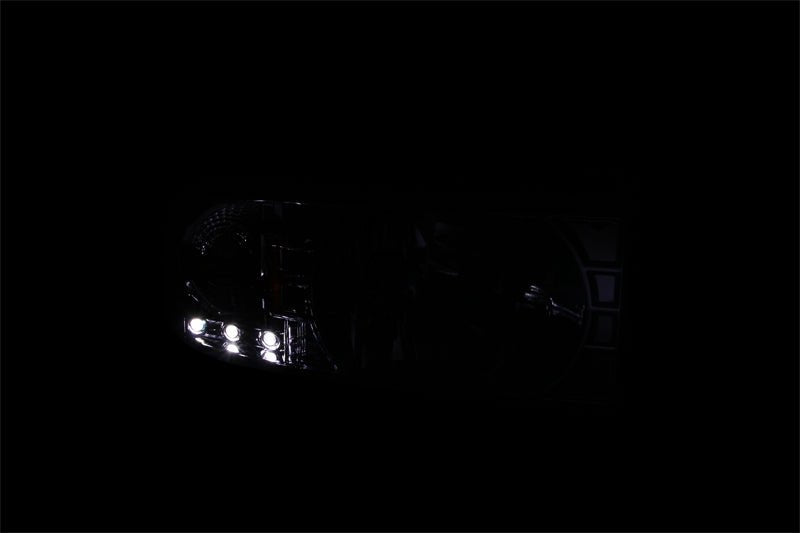 ANZO 1994 - 2001 Dodge Ram Crystal Headlights Chrome w/ LED - CPC Performance