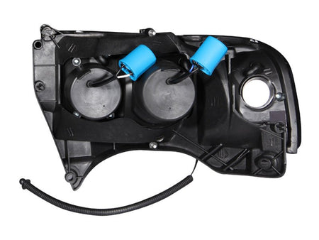ANZO 1994 - 2001 Dodge Ram Projector Headlights w/ Halo Black - CPC Performance