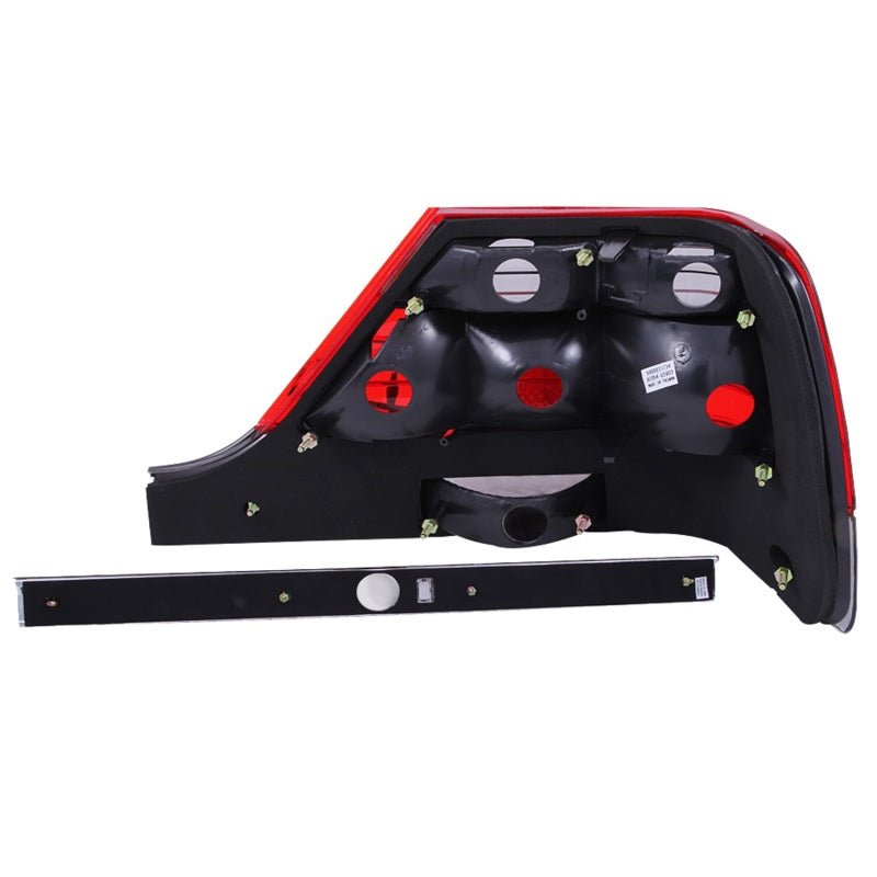 ANZO 1995 - 1999 Mercedes Benz S Class W140 Taillights Red/Clear - CPC Performance