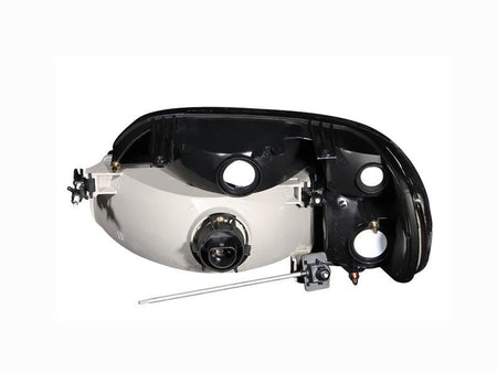 ANZO 1995 - 2001 Ford Explorer Crystal Headlights Chrome w/ Corner Lights 2pc - CPC Performance