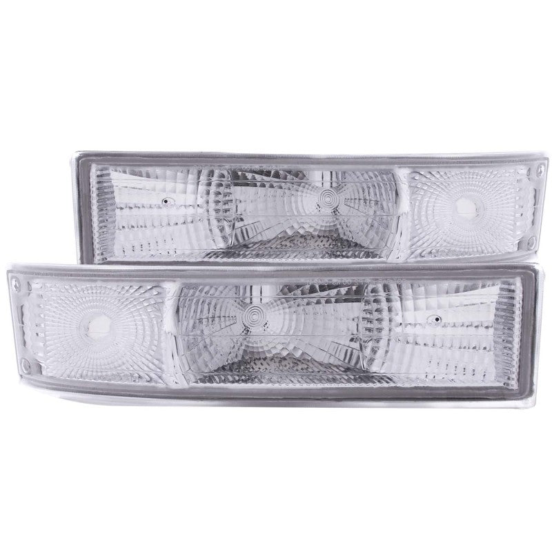 ANZO 1995 - 2005 Chevrolet Astro Van Euro Parking Lights Chrome - CPC Performance