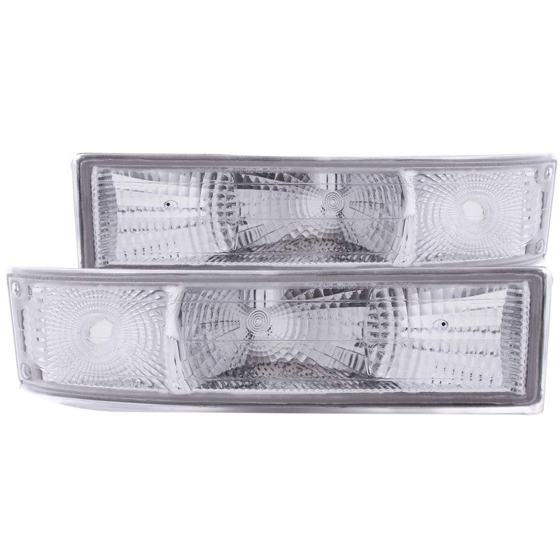 ANZO 1995 - 2005 Chevrolet Astro Van Euro Parking Lights Chrome - CPC Performance