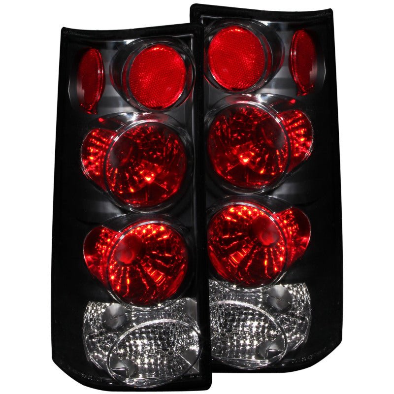 ANZO 1996 - 2002 GMC Savana Taillights Black - CPC Performance