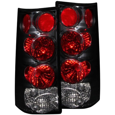 ANZO 1996 - 2002 GMC Savana Taillights Black - CPC Performance