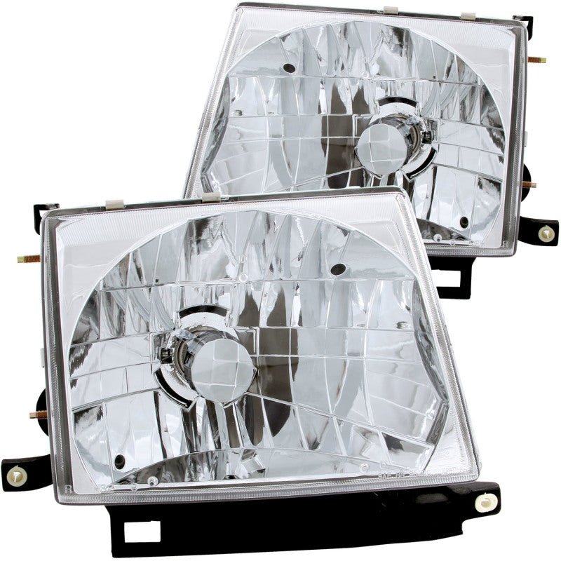 ANZO 1997 - 2000 Toyota Tacoma Crystal Headlights Chrome - CPC Performance