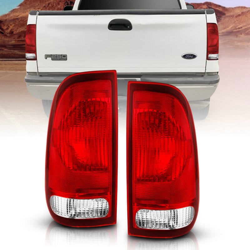 ANZO 1997 - 2003 Ford F - 150 Taillight Red/Clear Lens (OE Replacement) - CPC Performance