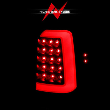 ANZO 1997 - 2004 Dodge Dakota LED Taillights Black Housing Clear Lens Pair - CPC Performance