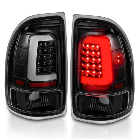 ANZO 1997 - 2004 Dodge Dakota LED Taillights Black Housing Clear Lens Pair - CPC Performance