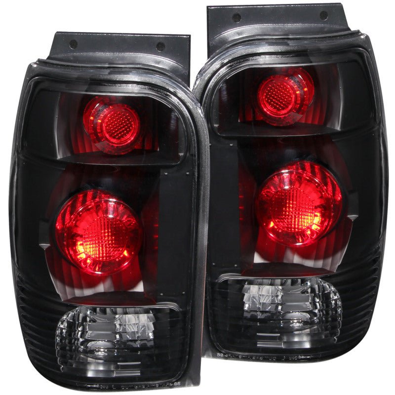 ANZO 1998 - 2001 Ford Explorer Taillights Black - CPC Performance