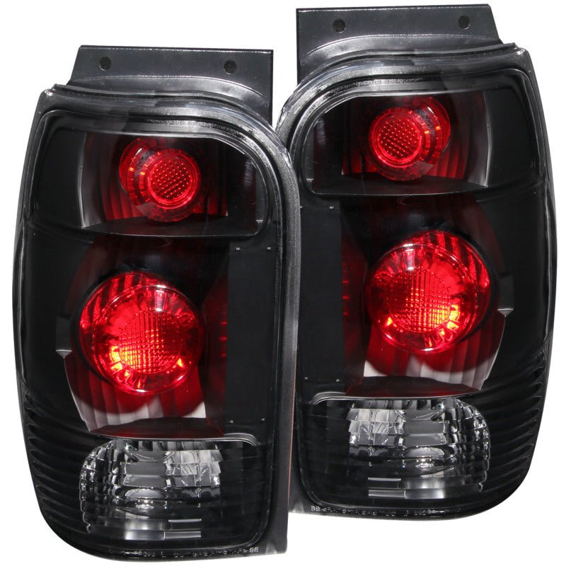ANZO 1998 - 2001 Ford Explorer Taillights Black - CPC Performance