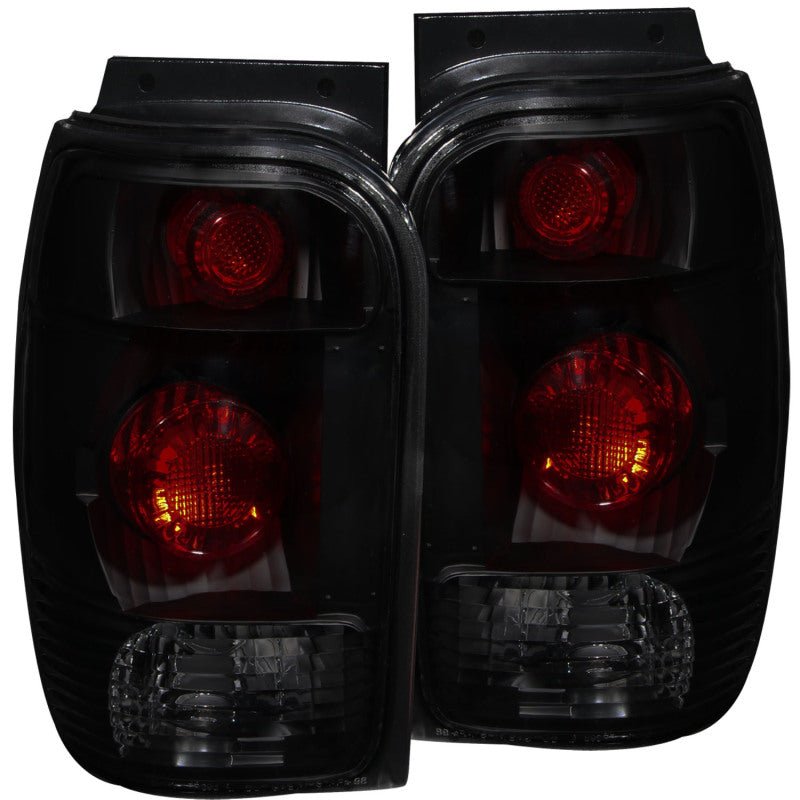 ANZO 1998 - 2001 Ford Explorer Taillights Dark Smoke - CPC Performance