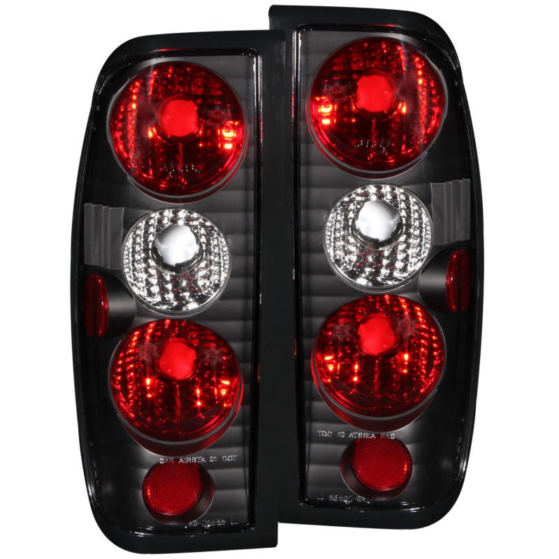 ANZO 1998 - 2004 Nissan Frontier Taillights Black - CPC Performance