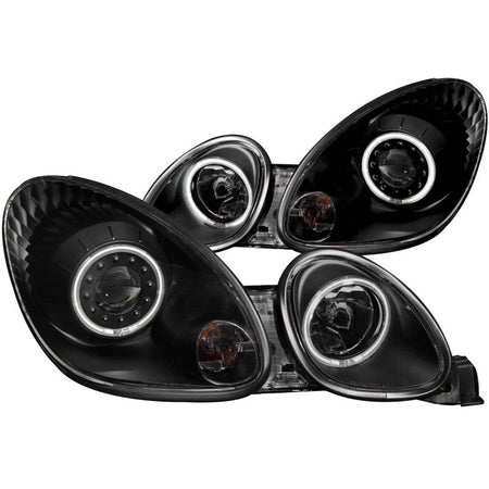 ANZO 1998 - 2005 Lexus Gs300 Projector Headlights w/ Halo Black - CPC Performance