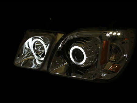ANZO 1998 - 2007 Lexus Lx470 Projector Headlights w/ Halo Black (CCFL) - CPC Performance