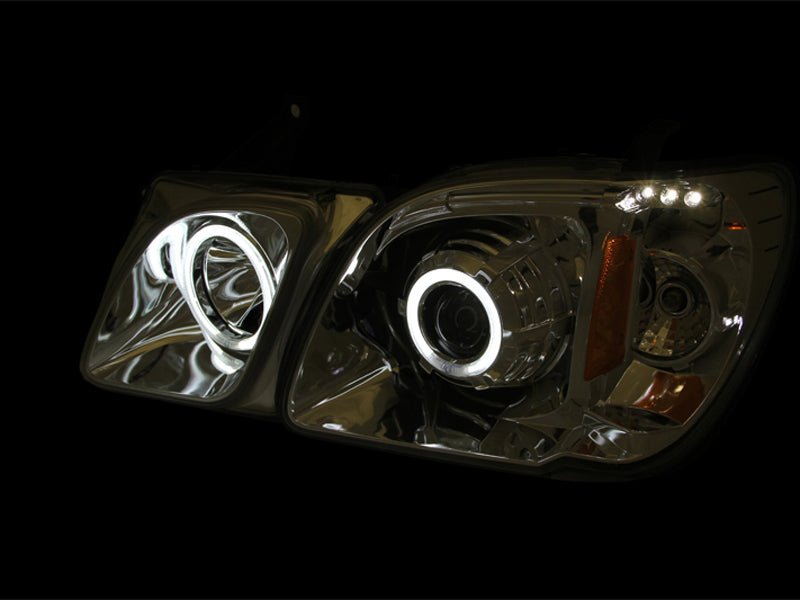 ANZO 1998 - 2007 Lexus Lx470 Projector Headlights w/ Halo Black (CCFL) - CPC Performance
