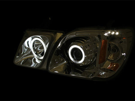ANZO 1998 - 2007 Lexus Lx470 Projector Headlights w/ Halo Black (CCFL) - CPC Performance