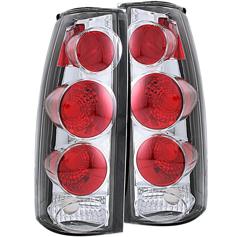 ANZO 1999 - 2000 Cadillac Escalade Taillights Chrome 3D Style - CPC Performance
