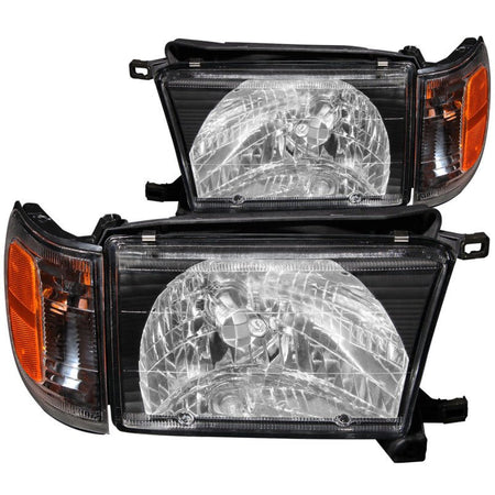 ANZO 1999 - 2002 Toyota 4Runner Crystal Headlights Black - CPC Performance