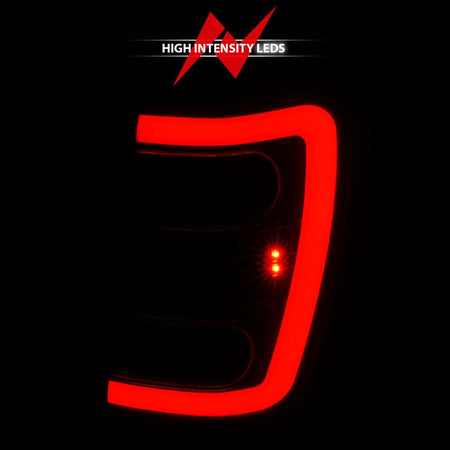 ANZO 1999 - 2004 Jeep Grand Cherokee LED Tail Lights w/ Light Bar Black Housing Clear Lens - CPC Performance