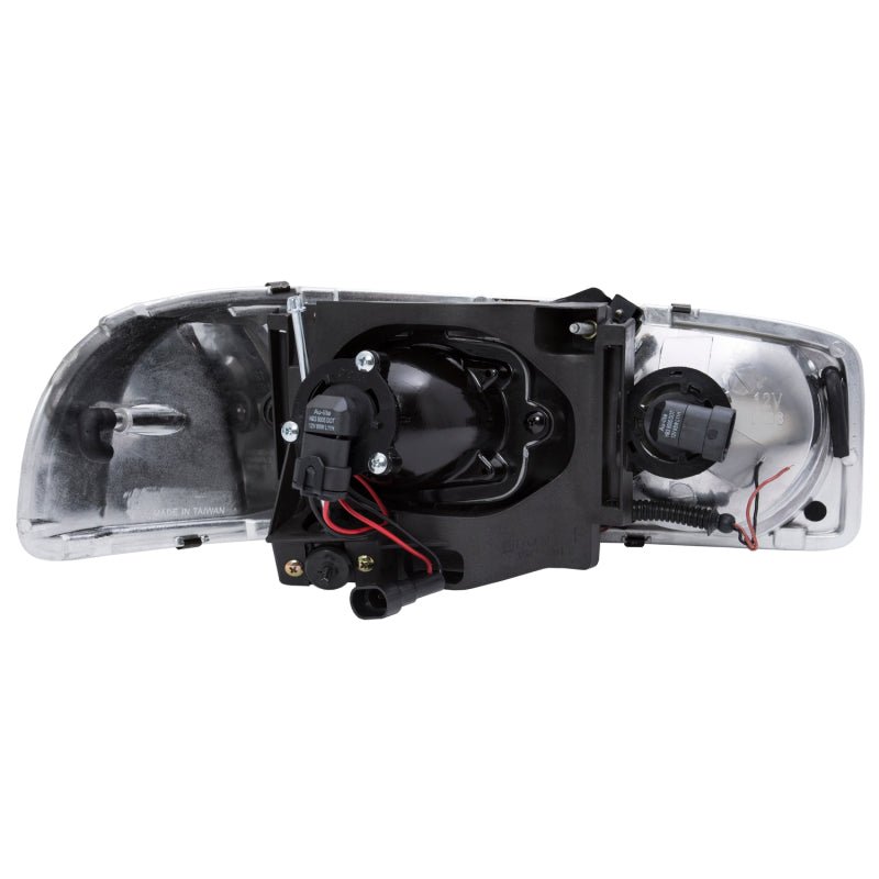 ANZO 1999 - 2006 GMC Sierra 1500 Projector Headlights w/ U - Bar Black - CPC Performance